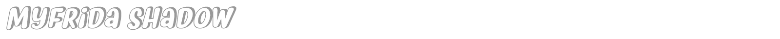 Myfrida font preview